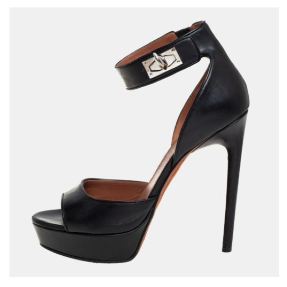 GIVENCHY SHARK LOCK PLATFORM HEELS